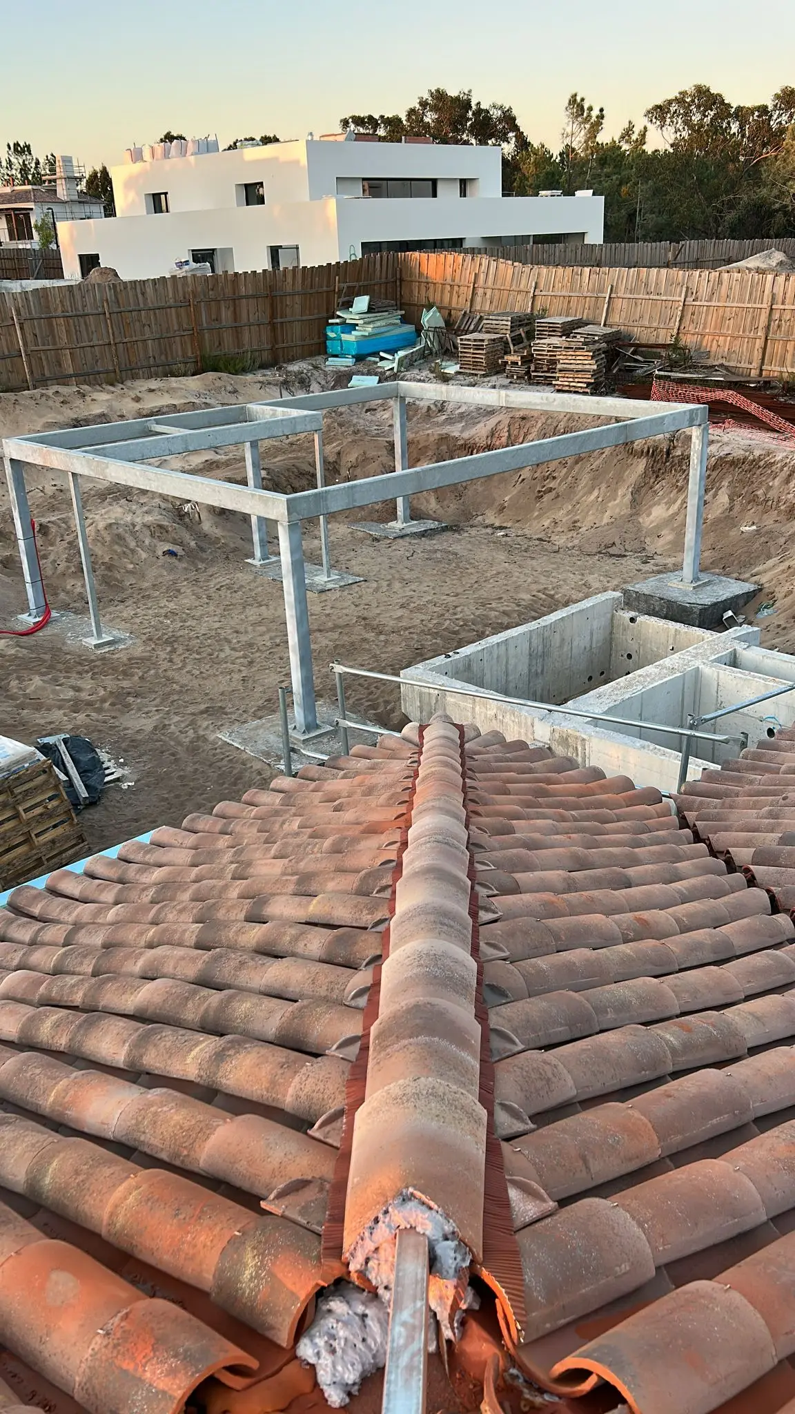 Durante — Rincão em telha de canudo com cumeeira ventilada